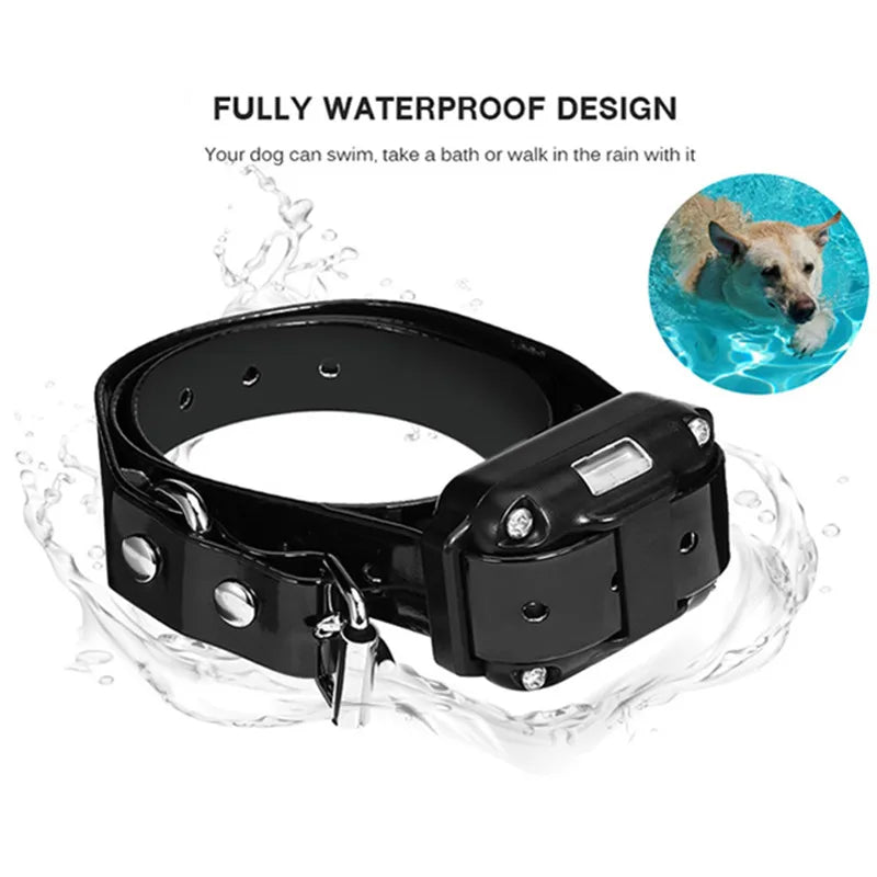 Waterproof Rechargeable Dog Training Collar with Remote & 3 Modes