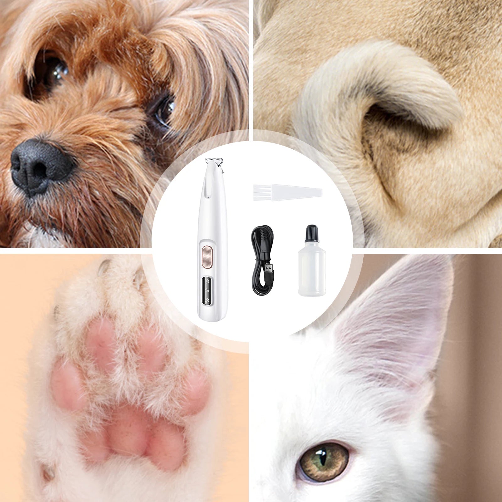 Electric Waterproof Pet Paw Hair Trimmer