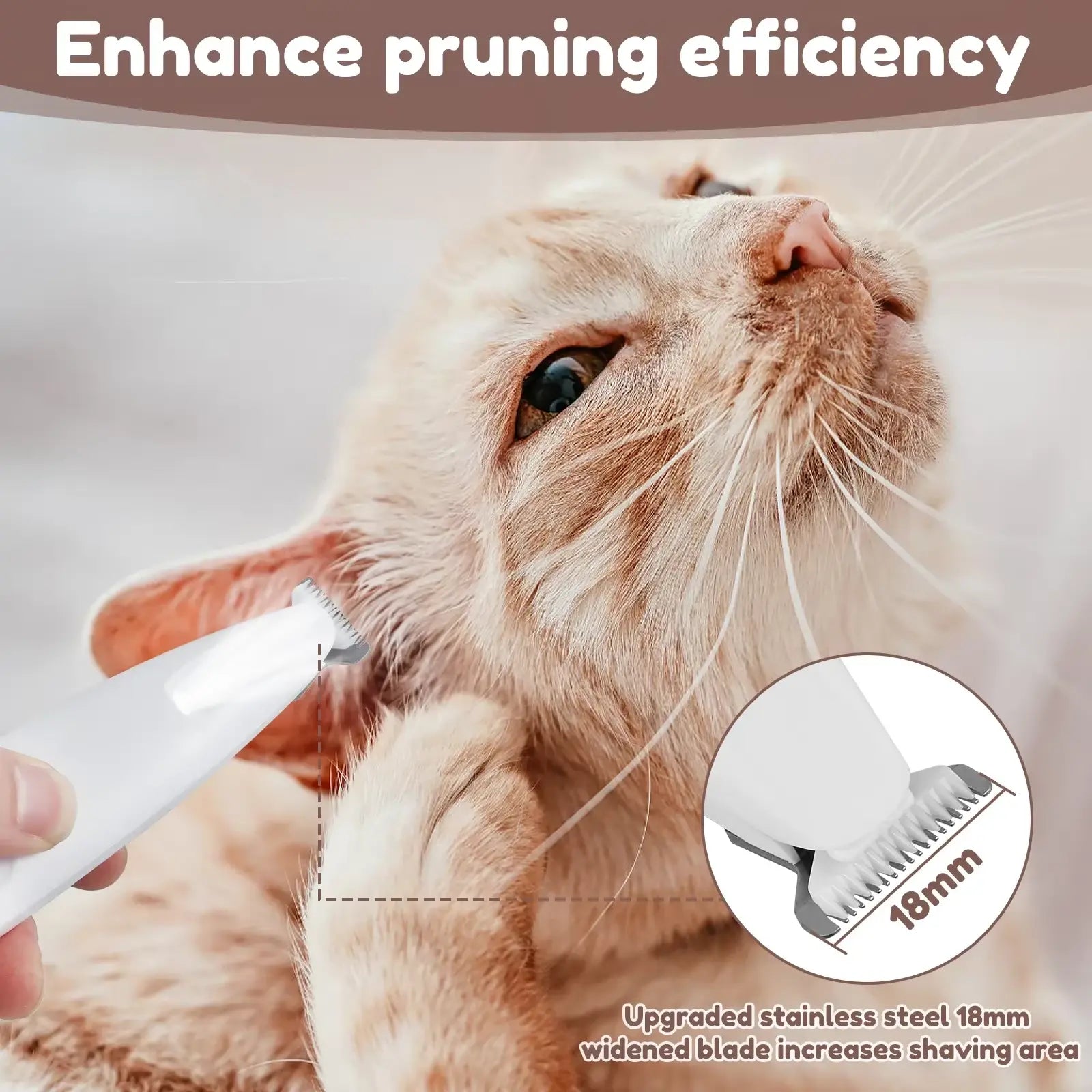 Electric Waterproof Pet Paw Hair Trimmer