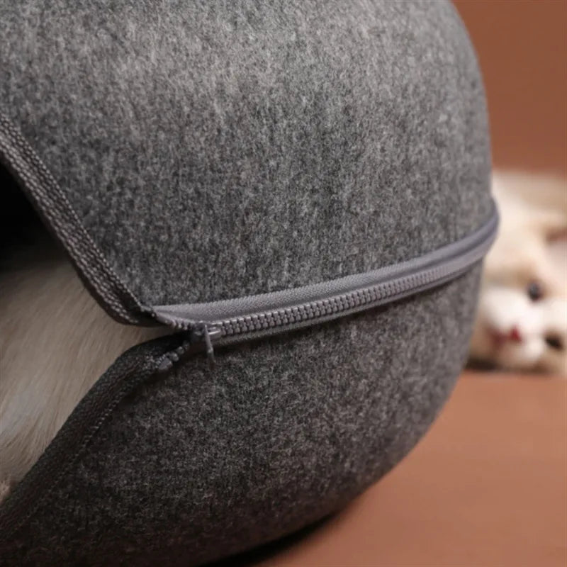 Donut Cat Bed & Play Tunnel Combo