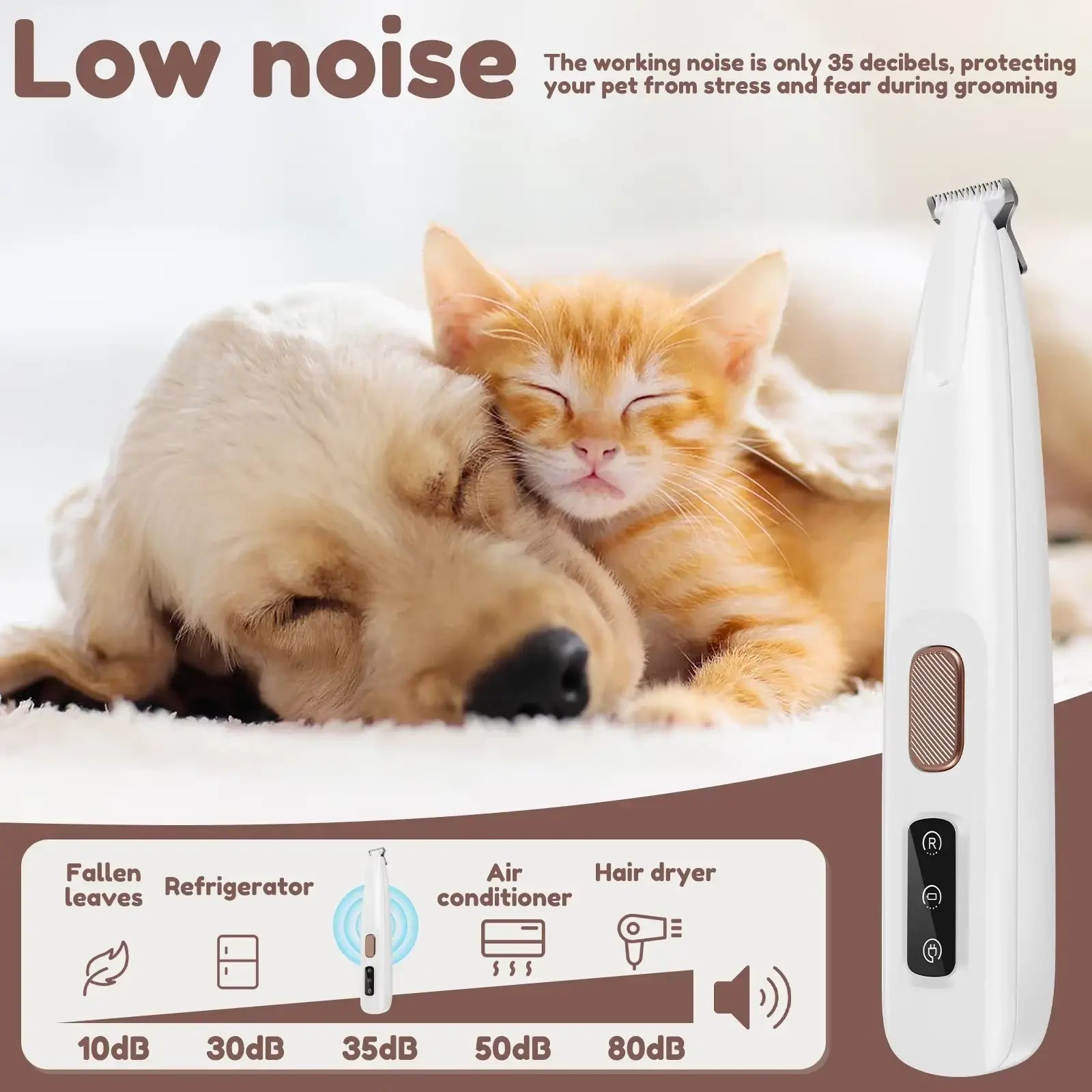 Electric Waterproof Pet Paw Hair Trimmer