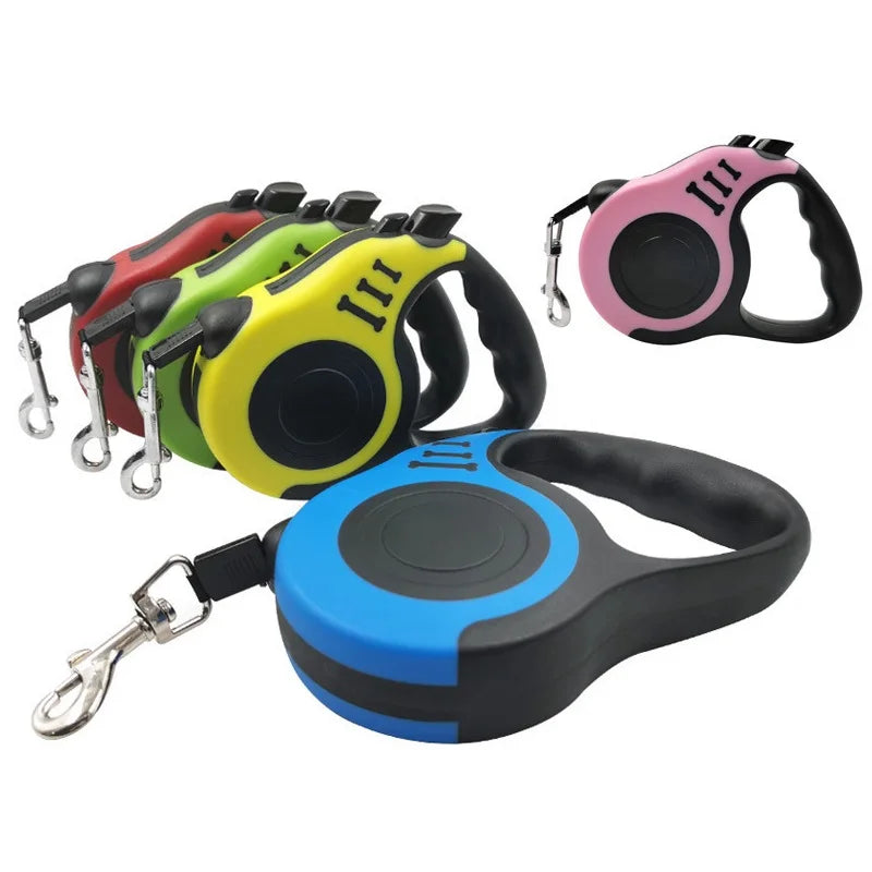 Flexi Retractable Dog Leash - 3 Meters 5 Meters