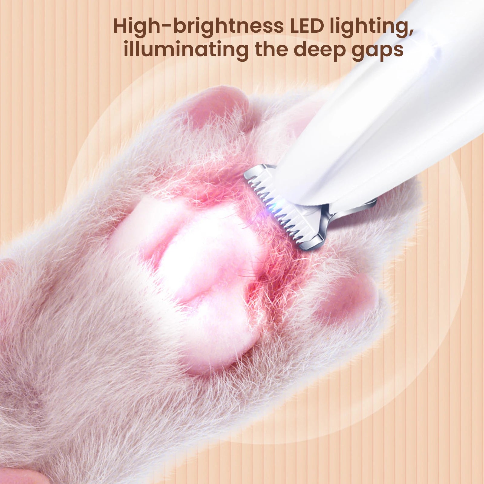 Electric Waterproof Pet Paw Hair Trimmer