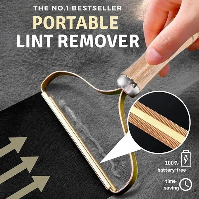 Portable Pet Hair & Lint Remover Brush – Eco-Friendly Manual Cleaning Tool