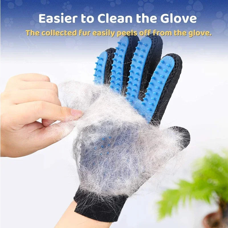 2 Sided Grooming Brush Bath Cleaning Glove