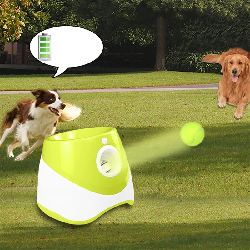 Automatic Tennis Ball Launcher for Dogs – Interactive Fetch Toy